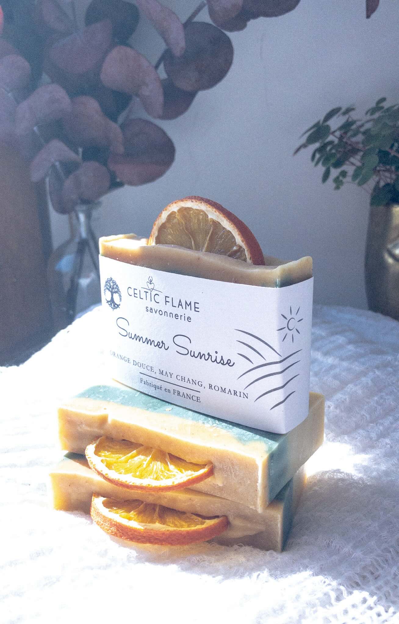 100% Natural Summer Sunrise Soap